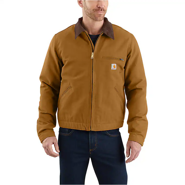 Iconic Duck Detroit Jacket - Size M BROWN