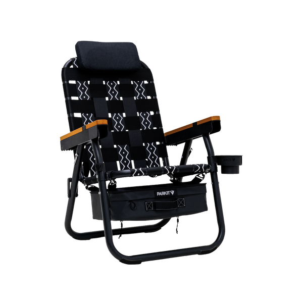 ECLIPSE Premium Campingstuhl mit integrierter Kühltasche SLATE