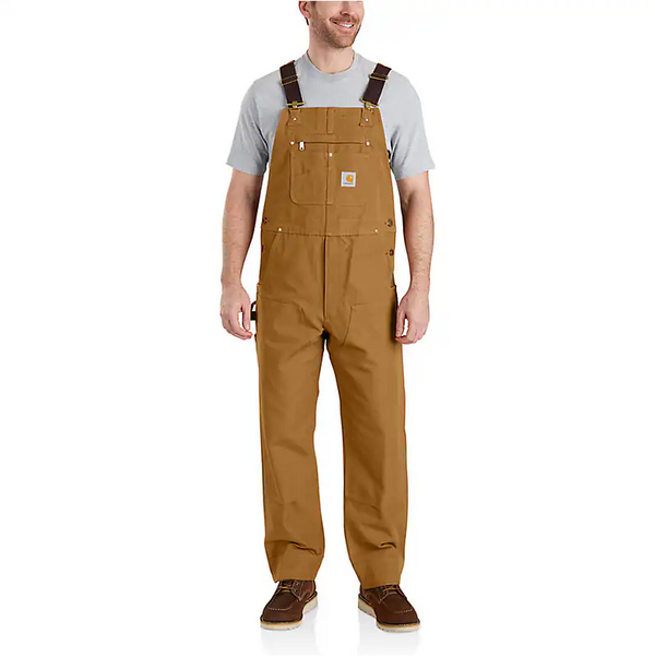 Iconic Duck Bib Overall - W38 L32 BROWN