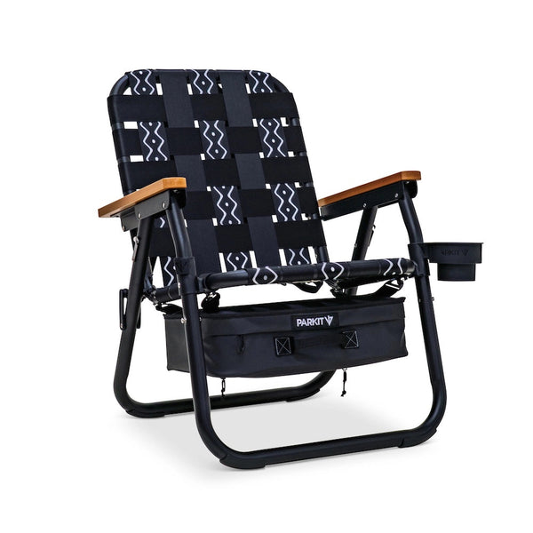 VOYAGER Premium Campingstuhl mit integrierter Kühltasche SLATE
