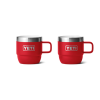 RAMBLER 6 OZ ESPRESSO MUG 2PK Espresso Stapelbare Tasse (Doppelpack) RESCUE RED