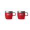 RAMBLER 6 OZ ESPRESSO MUG 2PK Espresso Stapelbare Tasse (Doppelpack) RESCUE RED