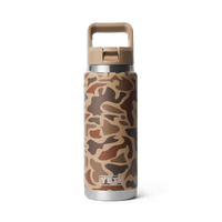 RAMBLER 26 OZ C STRAW BOTTLE Flasche WETLANDS CAMO