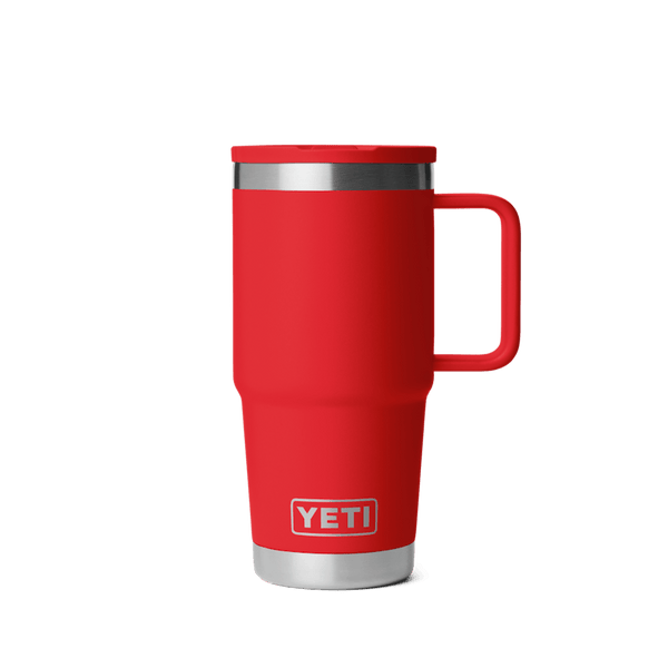 RAMBLER 20 OZ TRAVEL STRAW MUG Reisebecher RESCUE RED