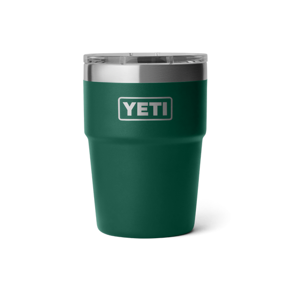 RAMBLER 16 OZ STACKABLE CUP Stapelbarer Becher BLACK FOREST GREEN