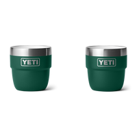 RAMBLER 4 OZ ESPRESSO CUP 2PK Espresso Stapelbare Tasse (Doppelpack) BLACK FOREST GREEN