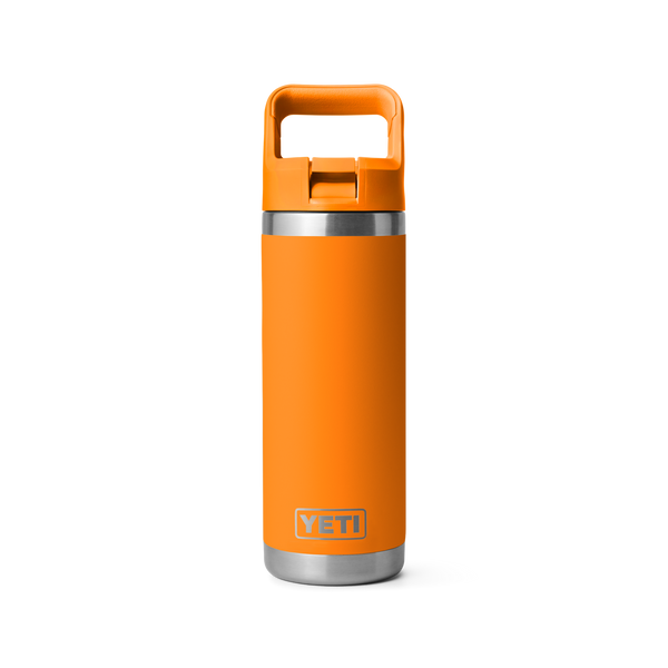 RAMBLER 18 OZ C STRAW BOTTLE Flasche mit Trinkhalmdeckel KING CRAB ORANGE