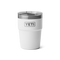 RAMBLER 16 OZ STACKABLE CUP Stapelbarer Becher WHITE
