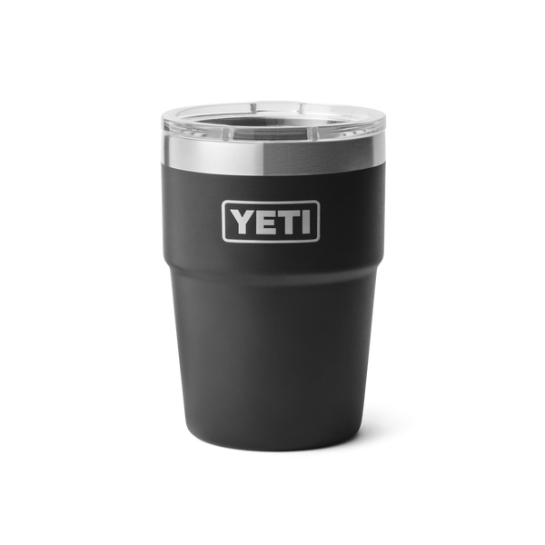 RAMBLER 16 OZ STACKABLE CUP Stapelbarer Becher BLACK