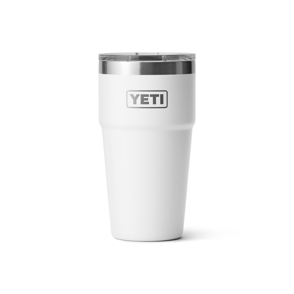 RAMBLER 20 OZ STACKABLE CUP Stapelbarer Becher WHITE
