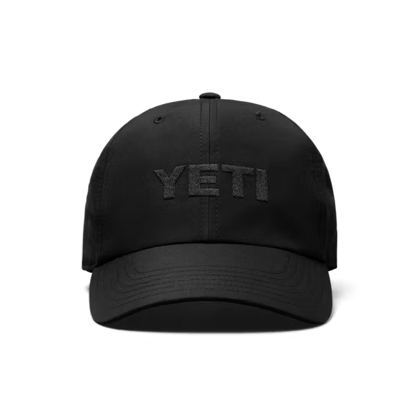 YETI Logo Performance Cap Strukturiert BLACK