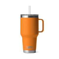 RAMBLER 35 OZ STRAW MUG Trinkbecher KING CRAB ORANGE