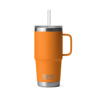 RAMBLER 25 OZ STRAW MUG Trinkbecher KING CRAB ORANGE