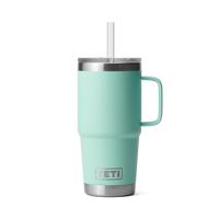 RAMBLER 25 OZ STRAW MUG Trinkbecher SEAFOAM