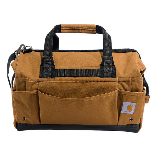 16-Inch 30 Pocket Tool Bag - BROWN