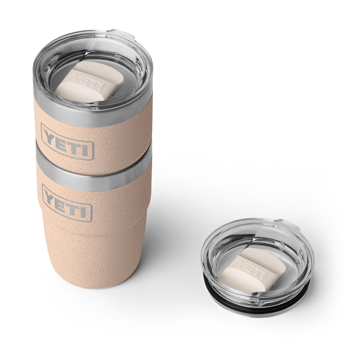 RAMBLER 8 OZ stapelbare Tasse mit Keramikbeschichtung TAHINI - tofino.store