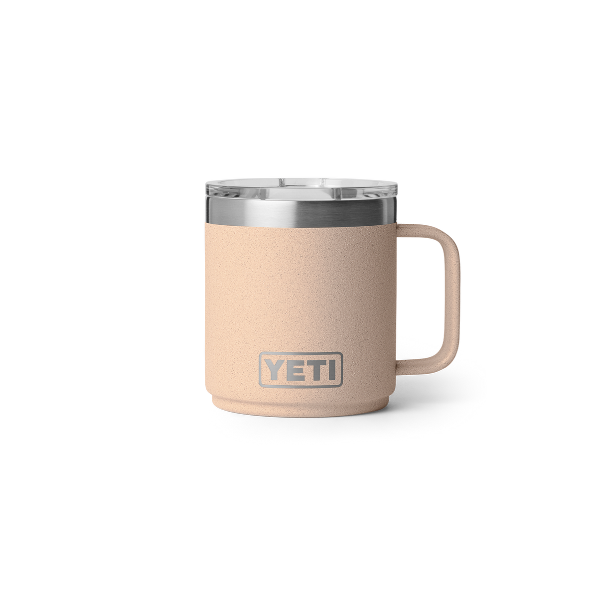 YETI Rambler 10 oz (295 ml) Tasse mit Keramikbeschichtung in Tahini – Vorderansicht