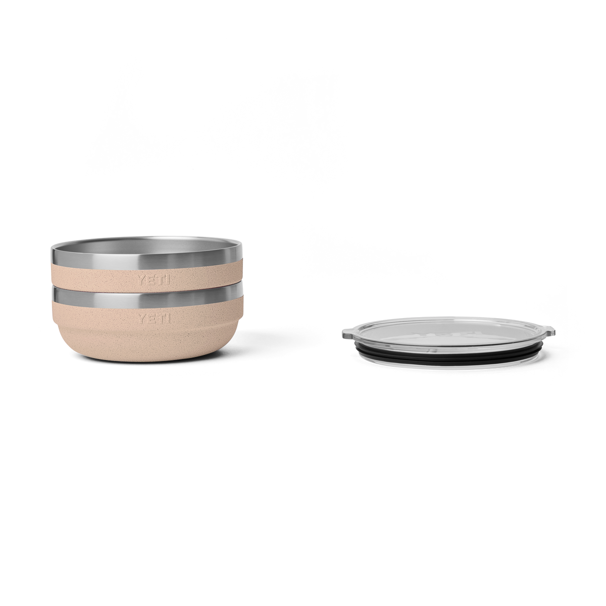 YETI Rambler Low Bowl S Tahini – gestapelt