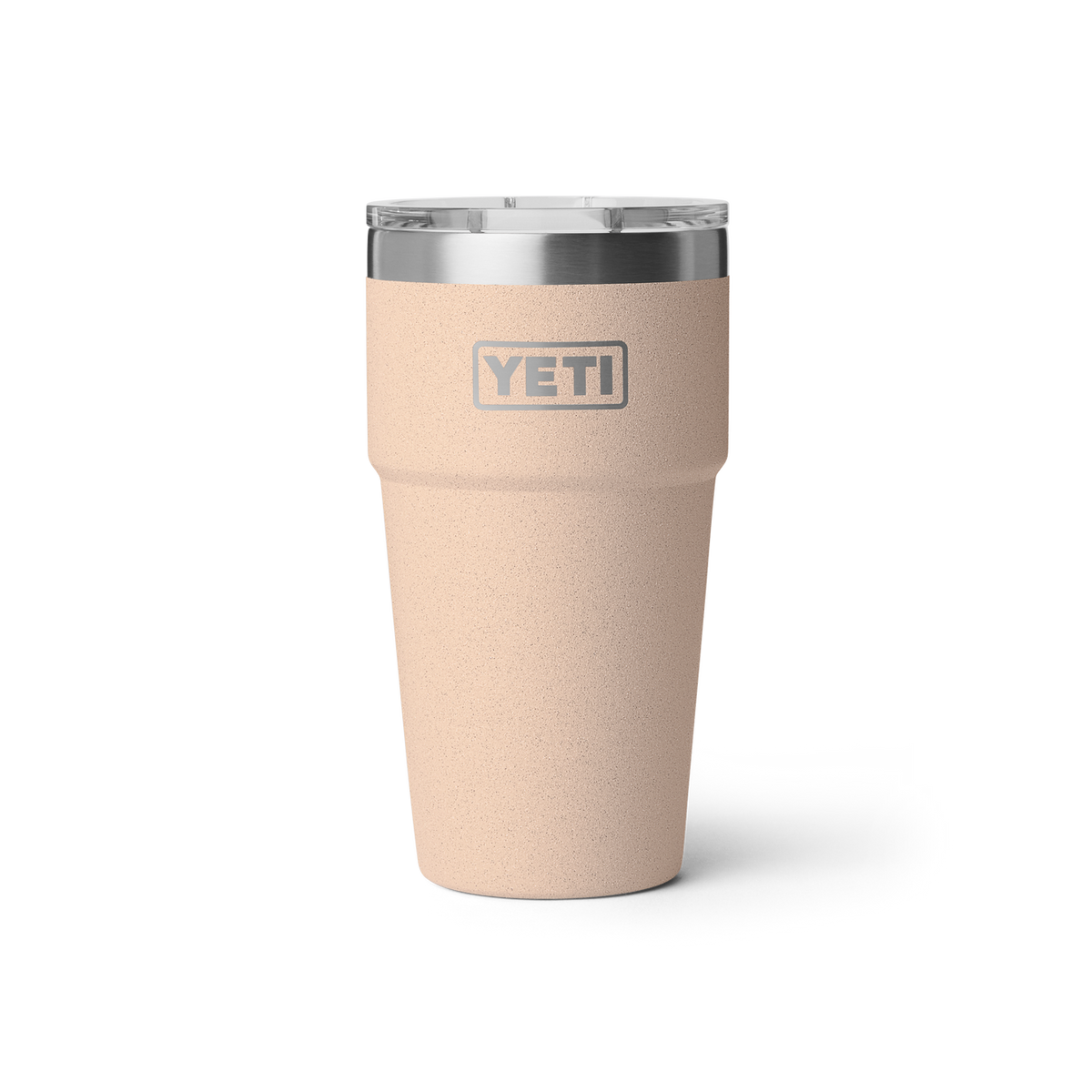 YETI Rambler 20 oz Stackable Cup Isolierbecher in Tahini – Vorderansicht
