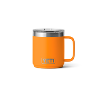 RAMBLER 10 OZ MUG Tasse mit Keramikbeschichtung KING CRAB ORANGE