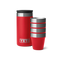 BARWARE SHOT GLASSES & CASE Schnapsbecher-Set RESCUE RED