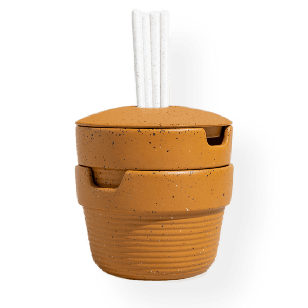 Caramel - Stackable Stoneware Noodle Bowl 2-er Pack - United by Blue