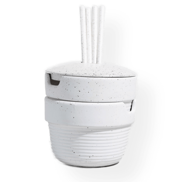 Eggshell - Stackable Stoneware Noodle Bowl 2-er Pack - United by Blue